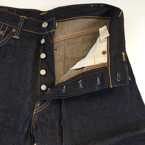 Evisu Lot 0001 Baggy Fit Button Fly Selvedge Jeans 30 - Picture 6 of 14